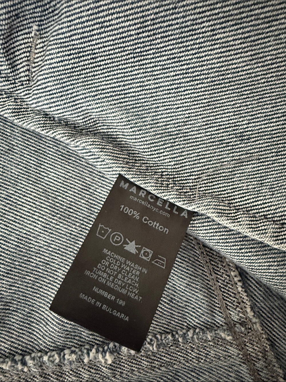 Marcella New York Light Blue Washed Denim Jacket - Picture 3 of 7